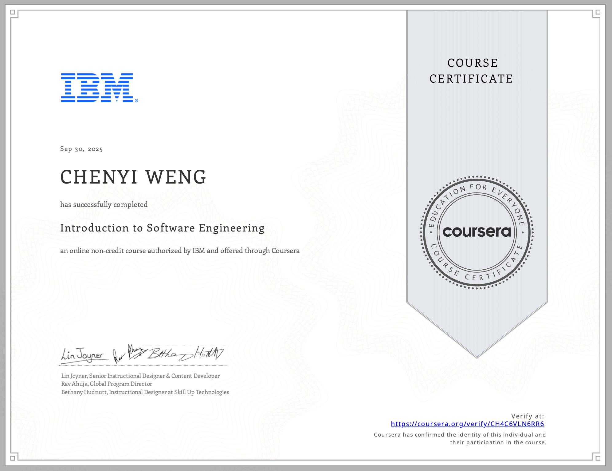Coursera Certificate - Data Structures and Algorithms